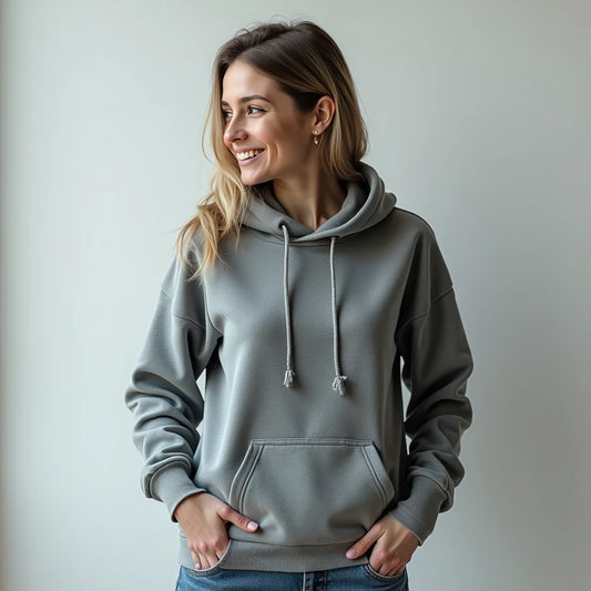 Comfortable Cotton Polyester Hoodie - Experience Comfort Daily with a Cotton-Poly Hoodie